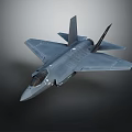 Modern Fighter Lightning 3d model