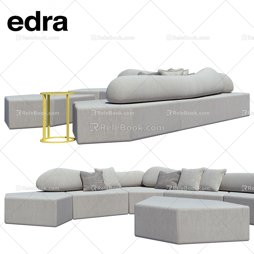 Sofa group 3d model