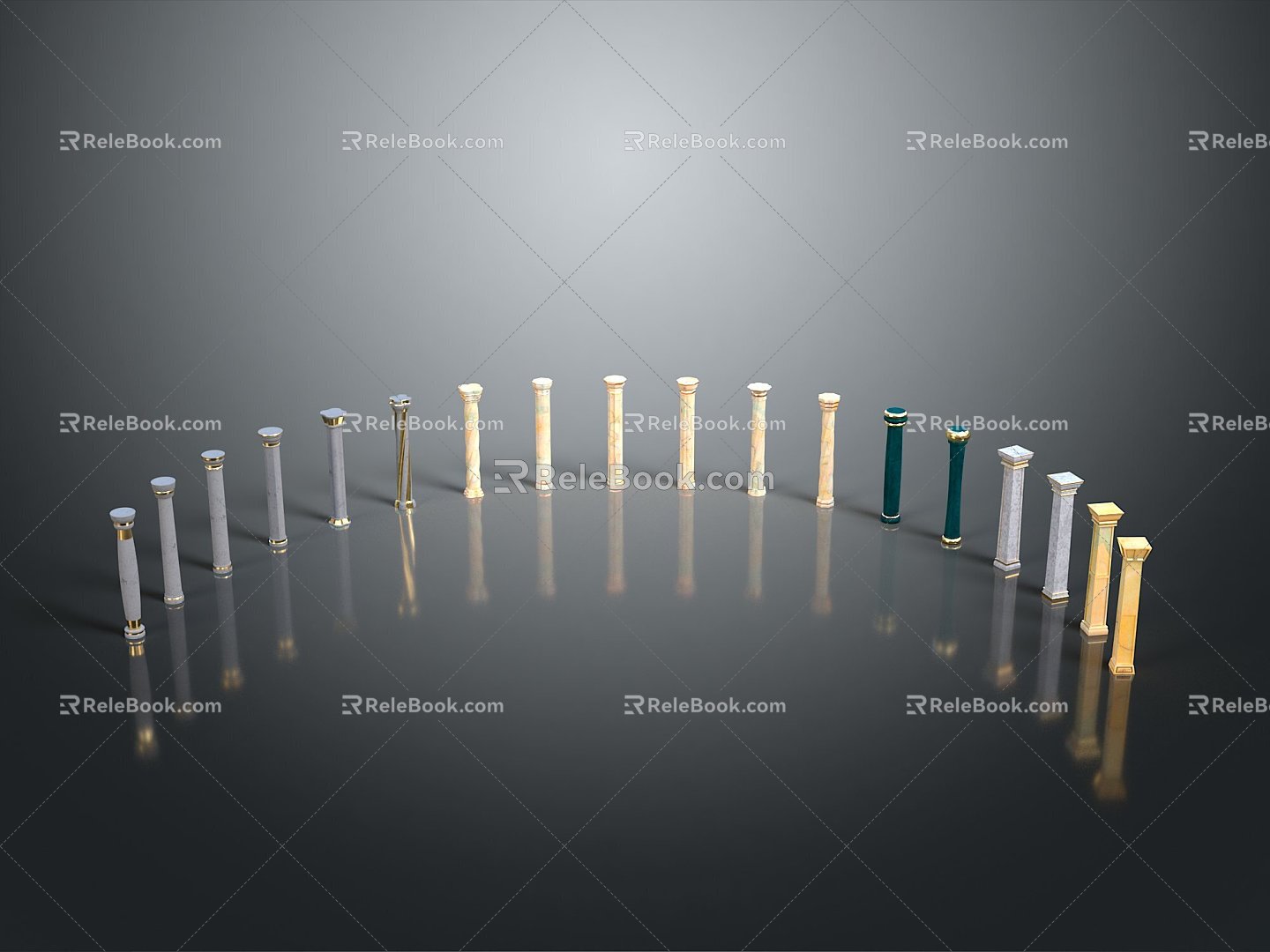 Columns Stone Columns Stone Columns Old Columns Roman Columns Roman Columns Classical Columns Greek Columns 3d model