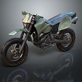 Motorcycle Two-wheeled Motorcycle Cross-country Motorcycle Road Race Motorcycle Motor Vehicle Transport 3d model