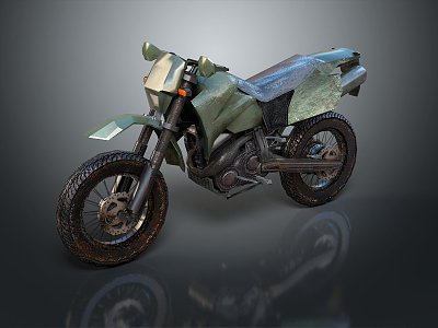 Motorcycle Two-wheeled Motorcycle Cross-country Motorcycle Road Race Motorcycle Motor Vehicle Transport 3d model