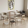 Various Styles Modern Dining Chairs With Different Colors And Comfortable Seats For Dining Room