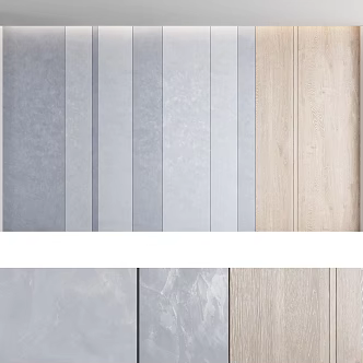 Modern shape clapboard wood veneer clapboard 3d model