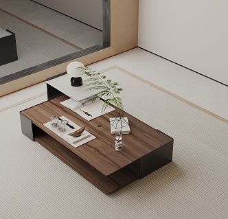 Modern coffee table 3d model