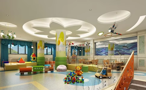 Kindergarten 3d model