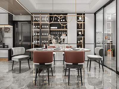 Light Luxury Restaurant Kitchen model