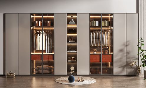 Modern wardrobe 3d model