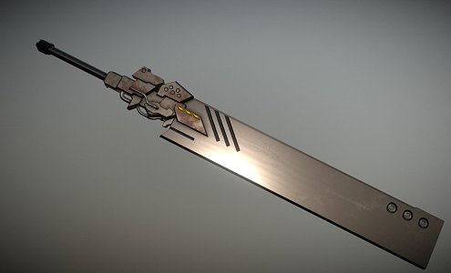 weapon mechanical knife 3d model