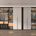 Modern Wardrobe Design With Sliding Doors Hanging Rods Storage Drawers And Shelves