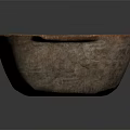 Handcrafted Oval Wooden Bowl With Natural Wood Texture For Everyday Household Use