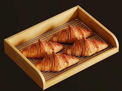 Bread Display Bread Cabinet Bakery 3d model