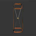 Orange Lifting Sling Design With Metal Chains And Hook For Industrial Use