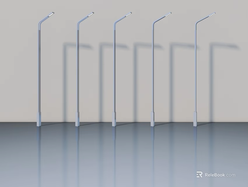 Modern Swing Doors With Aluminum Frame And Simple Design For Interior Home Use 3d model 