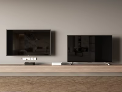Smart TV HD LCD TV Wall-mounted Laser TV Full screen 3d model