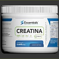 Essentials 100 Pure Creatina 250g High Quality Nutritional Supplement White Container