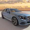 Blue Car 3D Rendered Images With Interior Exterior Wheels And Design Details From Various Angles