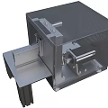 Heavy Duty Industrial Metal Equipment With Cabinet Structure Ventilation Holes And Handle