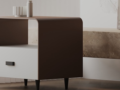 Modern Bedside Cabinet model