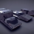 Futuristic Geometric Concept Cars With Angular Metallic Design And Sleek Surfaces