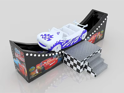 Modern Amusement Equipment 3d model Modern Amusement Equipment 3d model