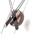 Modern Minimalist Wall Clock With Double Metal Rings And Sleek Geometric Design