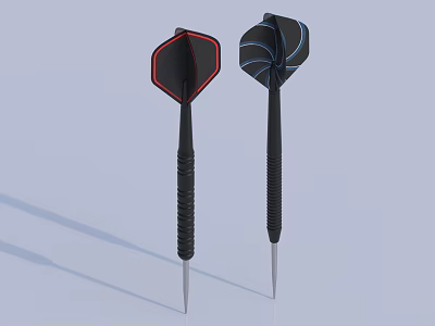 Hidden Weapon Dart Knife Ninja Dart Weapon 3d model