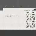Modeling wall modeling partition 3d model