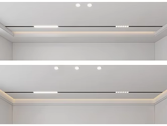 Modern Ceiling 3d model