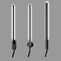 Sleek Modern Wall Lamps With Linear Design And Black Metal Finish For Home Interior