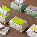 Colorful Disposable Wipes With Various Colored Packages For Daily Living Essentials And Home Use