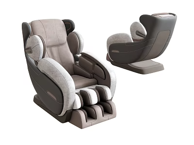 Modern Massage Chair Featuring Ergonomic Design And Full Body Massage Functions 3d model