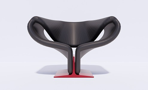 Modern Single Chair Special-shaped Leisure Chair Special-shaped Sofa 3d model