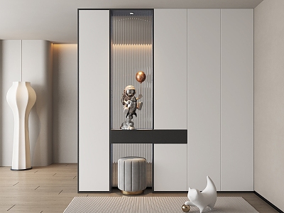 Modern Entrance Shoe Cabinet model