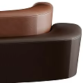 Leather Sectional Sofa In Modern Design With Multiple Color Choices And Curved Arms