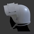 Tactical Military Helmets With Side Mounted Gear Displayed On Mannequin Heads Dual View