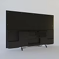 Modern LED TV Showing Iron Man With Flying Characters And Ocean Mountain View