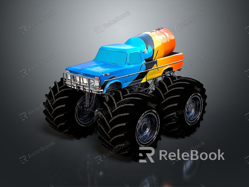 Modern all-terrain vehicle toy car four-wheeler beach car model