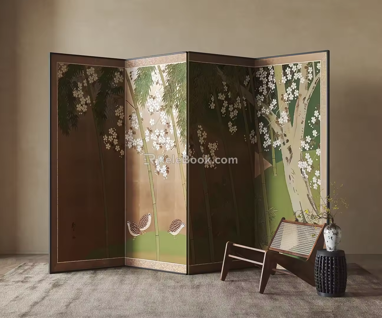 Modern Screen Partition 3d model