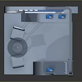 DANA Exhibition Booth With Display Screens Information Panels And Interactive Devices