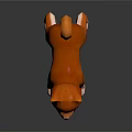 Cute Shiba Inu 3D Model With Realistic Fur And Standing Pose