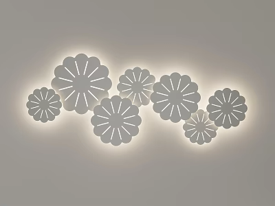 Modern Decorative Light Background Decorative Light 3d model