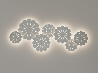 Modern Decorative Light Background Decorative Light 3d model