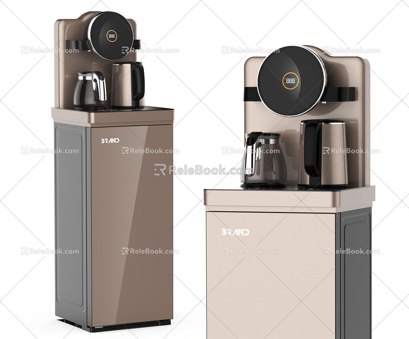 Modern tea bar machine 3d model