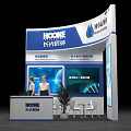 HOOKE And MOMO Biotechnology Exhibition Booth With Branding Displays