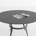Modern table round table 3d model