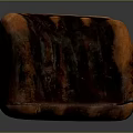 Hand Shaped Wooden Living Accessory With Reddish Brown Texture And Unique Design