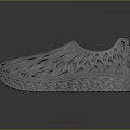 White Casual Slip On Shoes With Perforated Design And Textured Sole For Everyday Wear