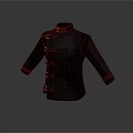 Chinese Style Black Coat With Stand Collar And Frog Buttons Design