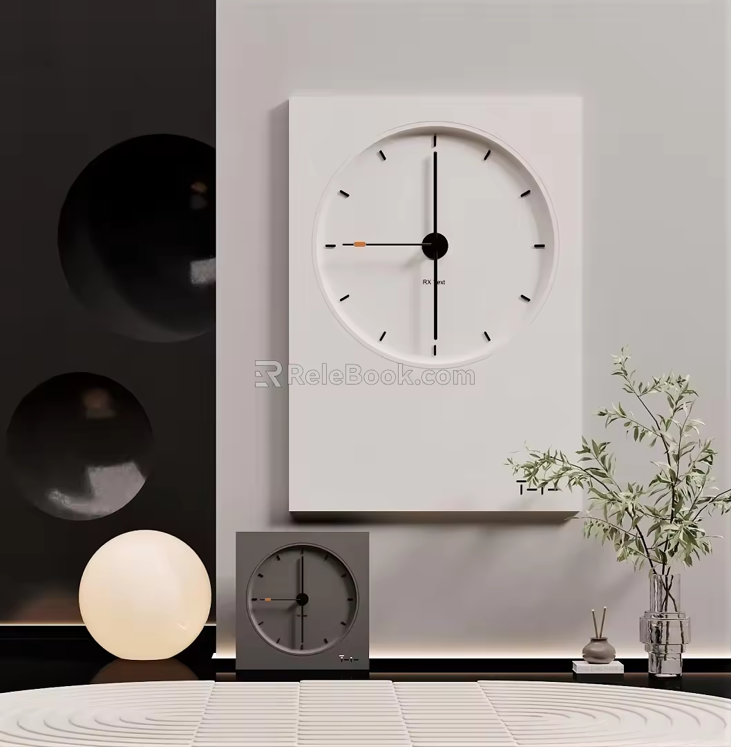 Quiet clock 3d model