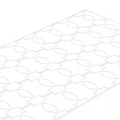 Modern Geometric Decorative Component With Circular Elements And Grid Structure For Interior Design